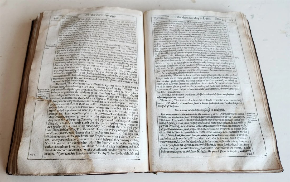 1629 SERMONS by FONSECA antique in ENGLISH - 9