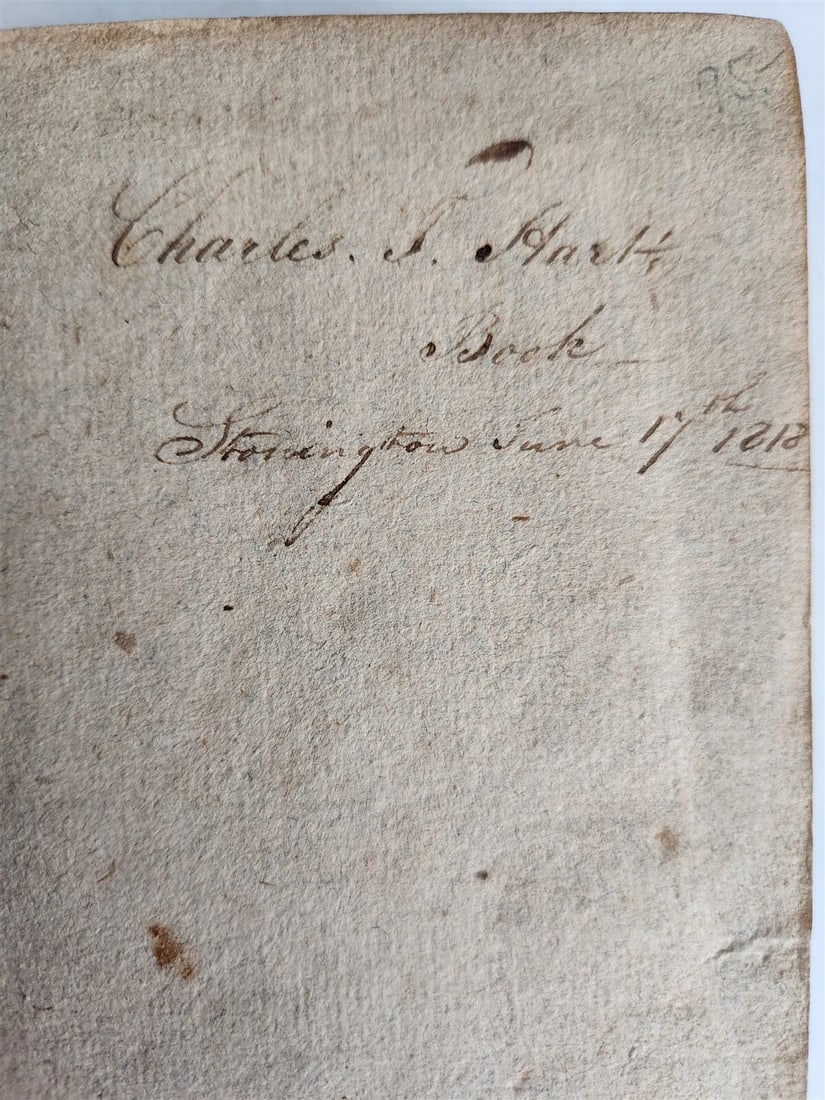 1791 GREEK LATIN DICTIONARY antique LEXICON MANUALE Graeco-Latinum - 3