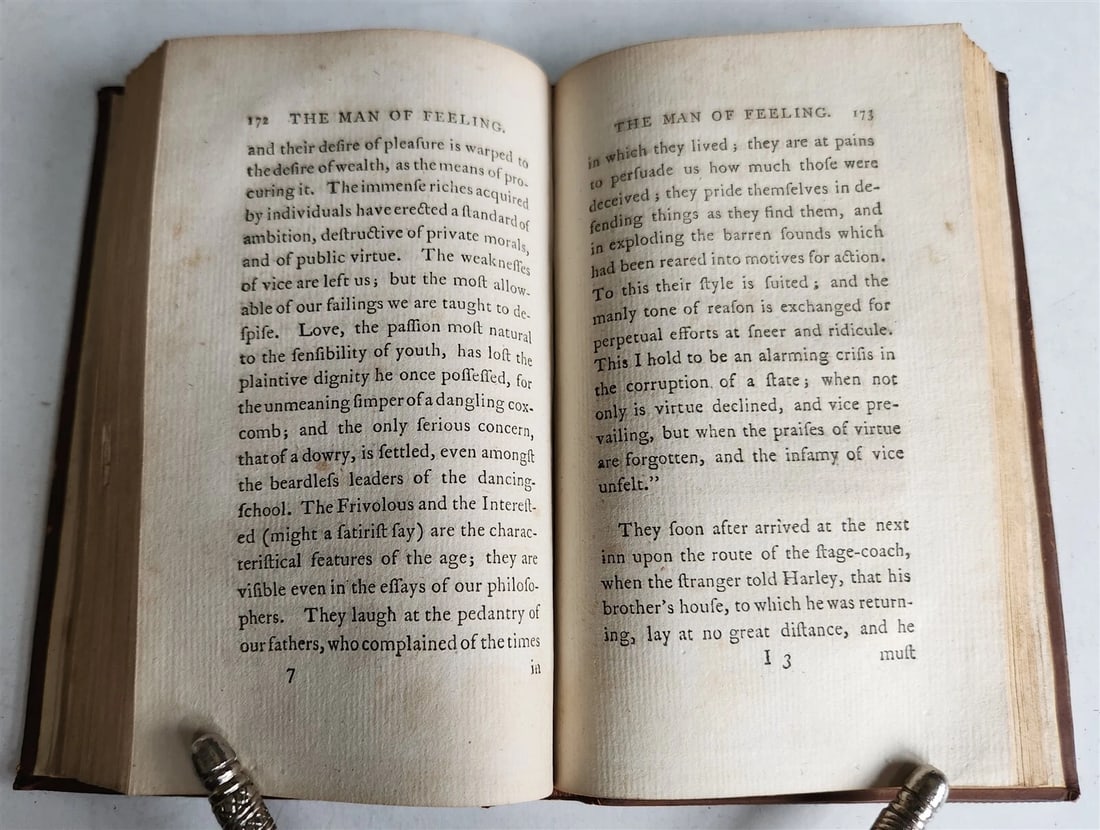 1787 MAN of FEELING antique by Mackenzie in ENGLISH - 6