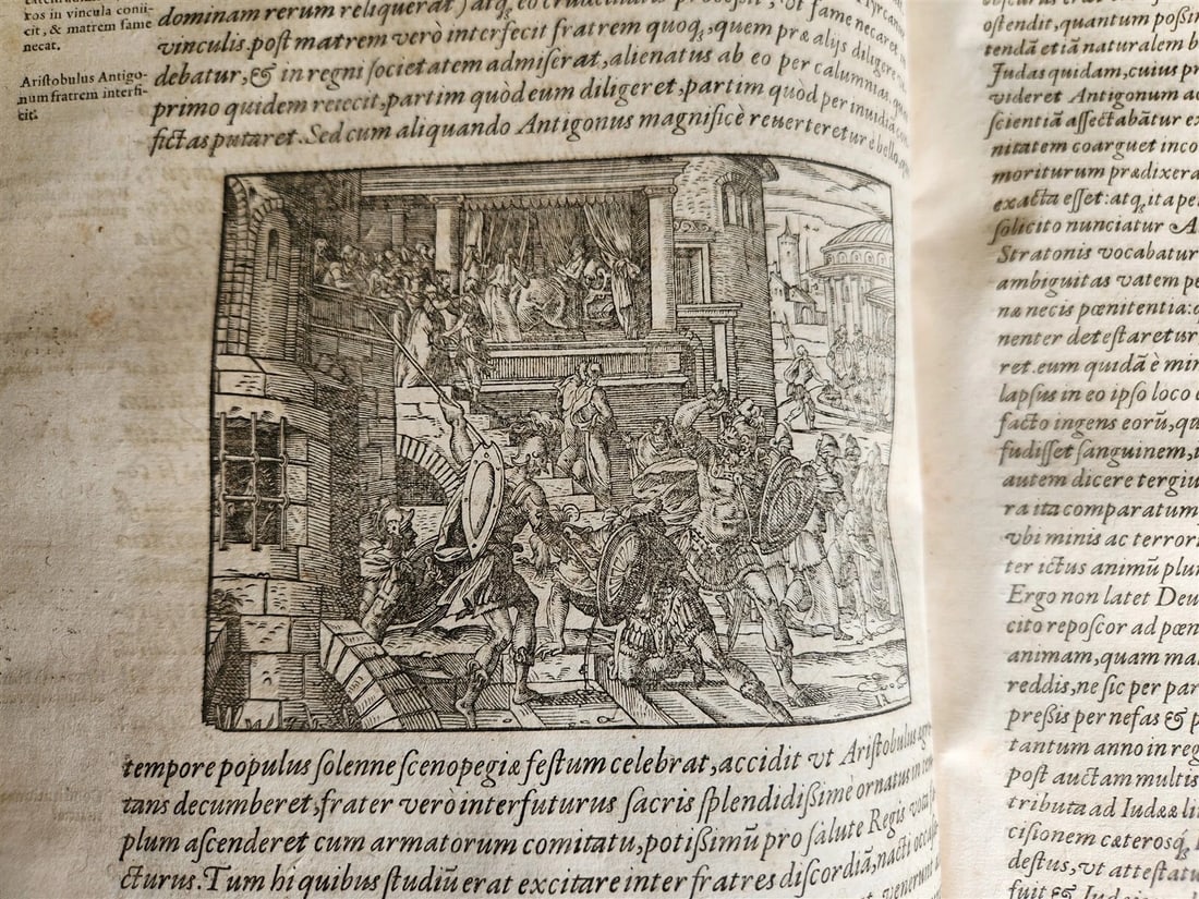 1580 FLAVIUS JOSEPHUS BEAUTIFULLY ILLUSTRATED MASSIVE FOLIO antique Judaica RARE - 17