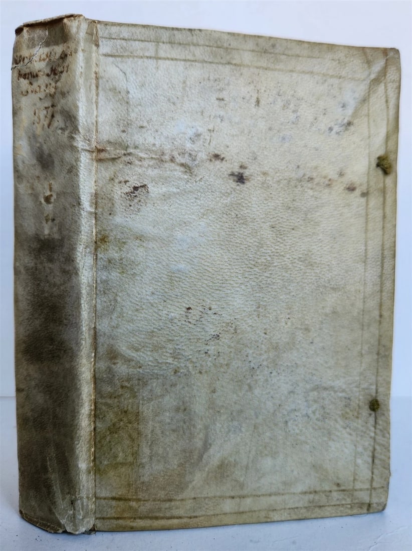 1577 HISTORY of BASEL SWITZERLAND antique Epitome historiae Basiliensis VELLUM - 2