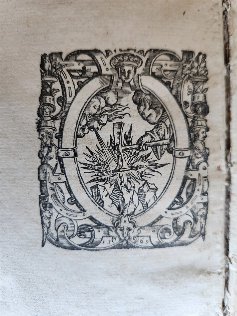 1577 HISTORY of BASEL SWITZERLAND antique Epitome historiae Basiliensis VELLUM - 3