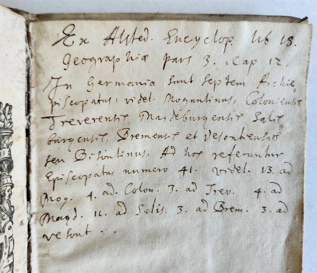 1577 HISTORY of BASEL SWITZERLAND antique Epitome historiae Basiliensis VELLUM - 5