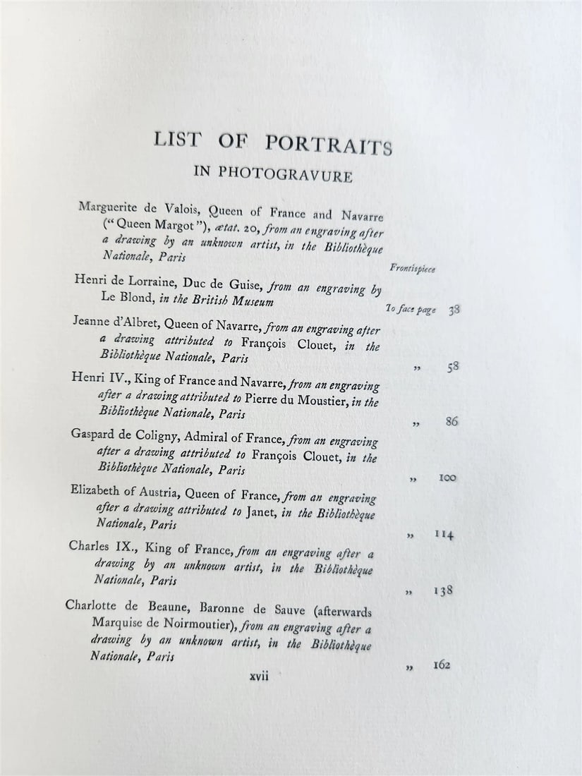 1907 QUEEN MARGOT WIFE of HENRY of NAVARRE by H. WILLIAMS antique ILLUSTRATED - 17