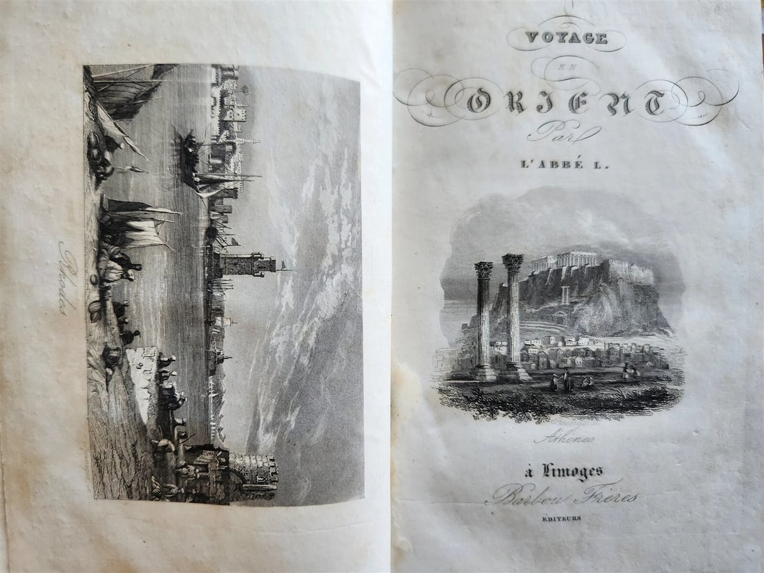 1842 VOYAGE en ORIENT ILLUSTRATED antique (1 of 10)