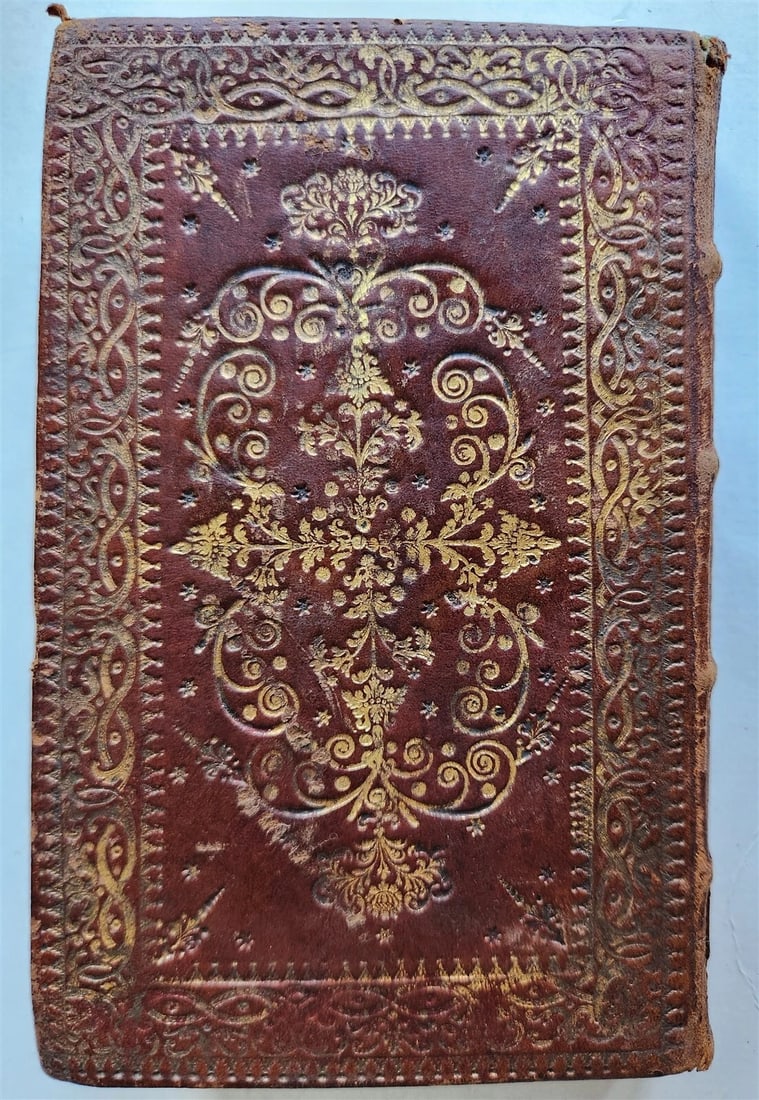 1733 AUGSBURG GERMANY CHURCH HISTORY antique FINE BINDING ILLUSTRATED w/PLATES (1 of 9)
