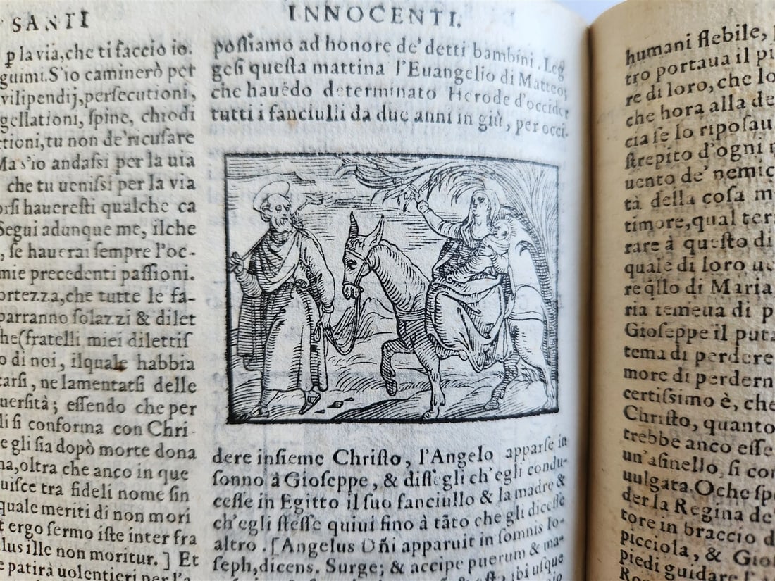 1578 ILLUSTRATED DELLE HOMELIE by Pittorio da Ferrara antique VELLUM BINDING - 11