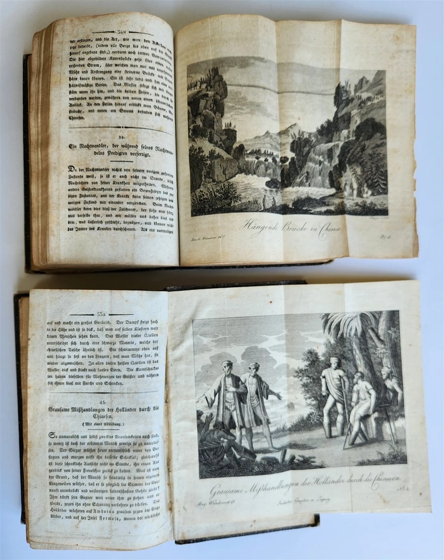 1803-04 EXTRAORDINARY in NATURE ART & HUMAN LIFE 2 VOLUMES antique ILLUSTRATED - 13