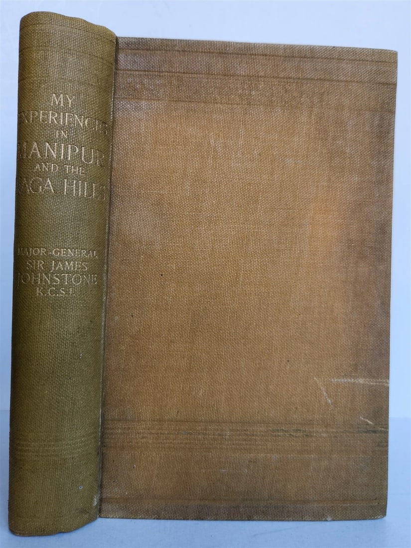 1895 M EXPERIENCES in MANIPUR & NAGA HILLS by J. JOHNSTONE antique ILLUSTRATED - 3