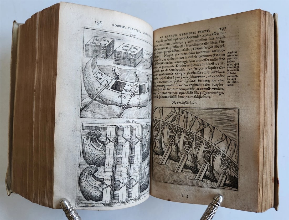 1670 MILITARY HISTORY ILLUSTRATED antique VELLUM BOUND - 8