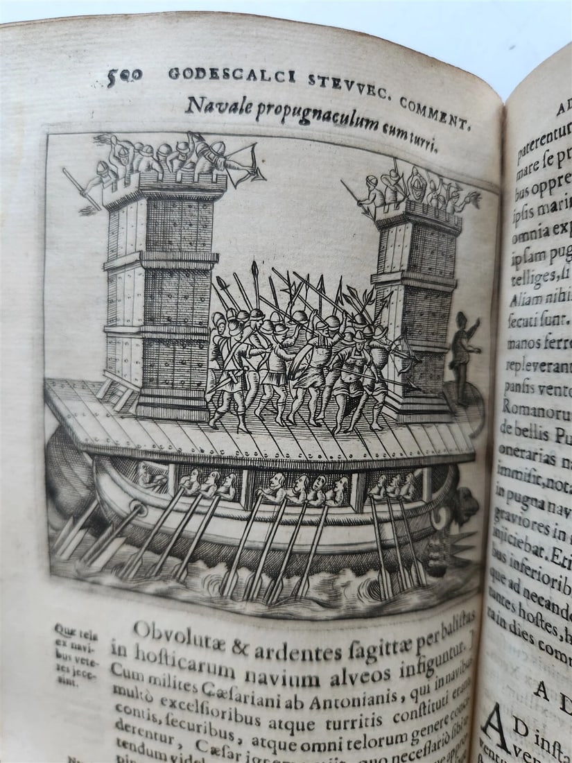 1670 MILITARY HISTORY ILLUSTRATED antique VELLUM BOUND - 9