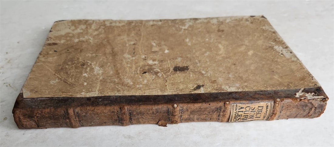 1769 LAW MANUSCRIPT in LATIN antique FOLIO 200 pages COURT DECISIONS - 2