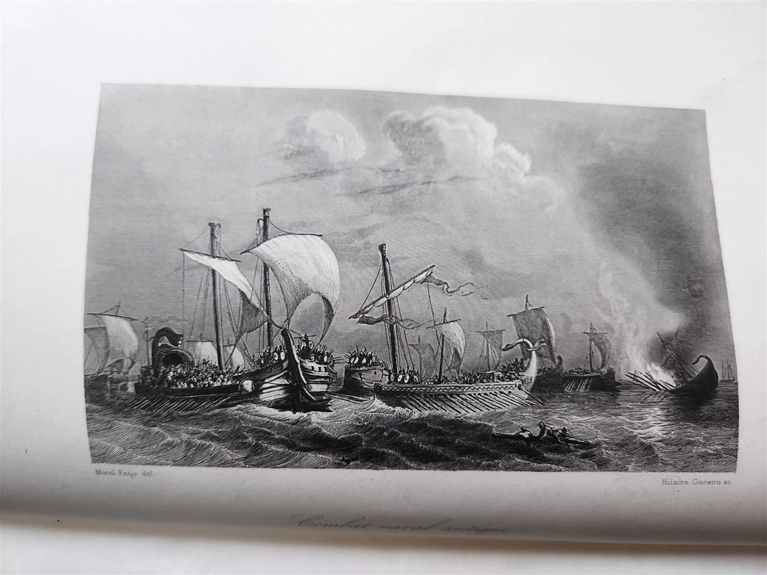 1844 MARINES HISTORY ILLUSTRATED antique LA MARINE King of Hanover PROVENANCE - 8