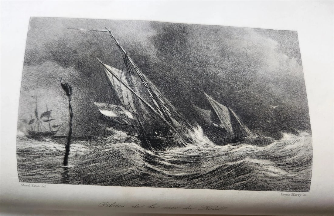 1844 MARINES HISTORY ILLUSTRATED antique LA MARINE King of Hanover PROVENANCE - 9