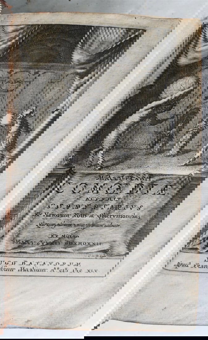 1645 COMEDIES by PLAUTUS antique (1 of 6)