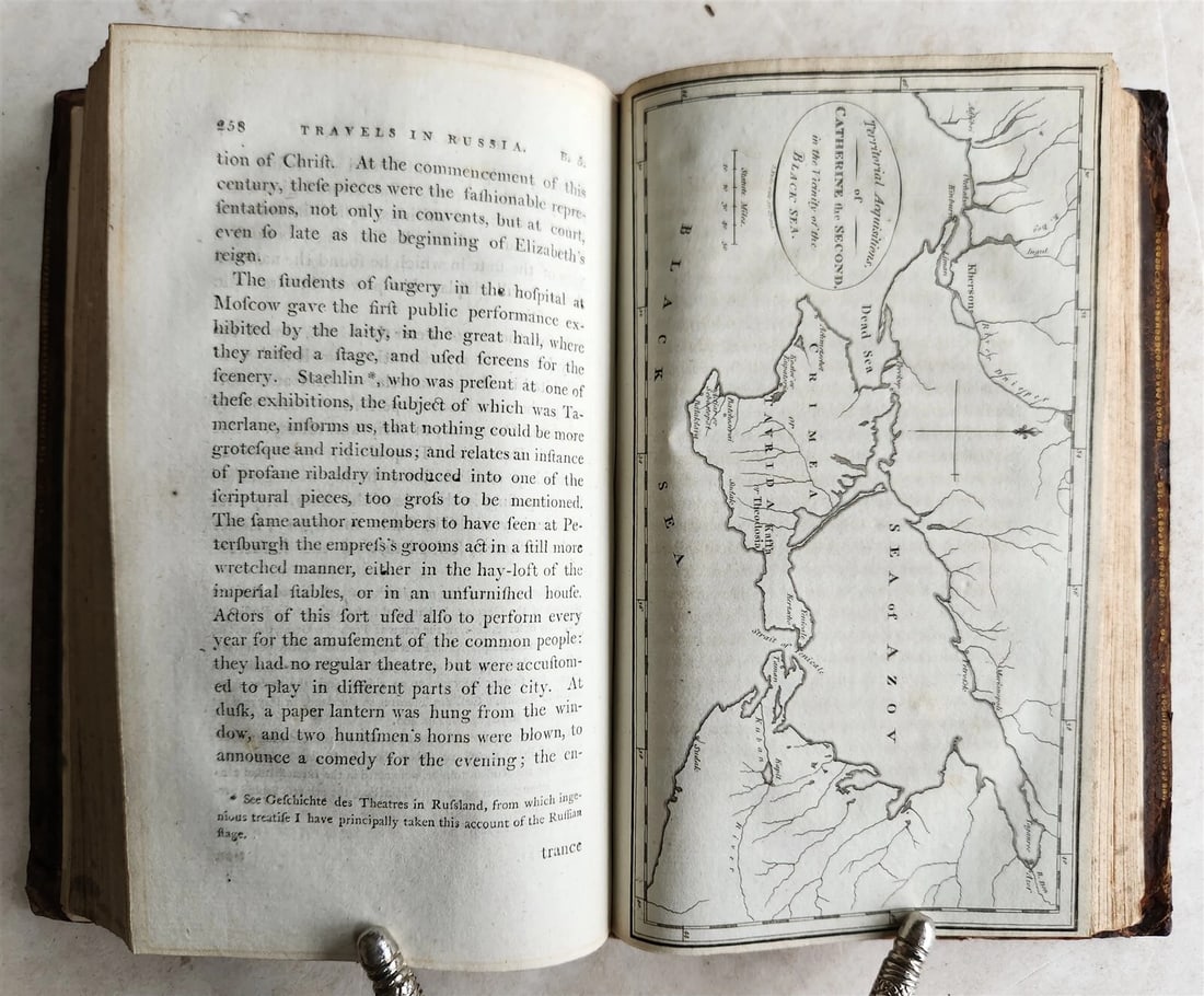 1802 TRAVELS in POLAND RUSSIA SWEDEN & DENMARK antique 5 VOLS W.COXE ILLUSTRATED - 12