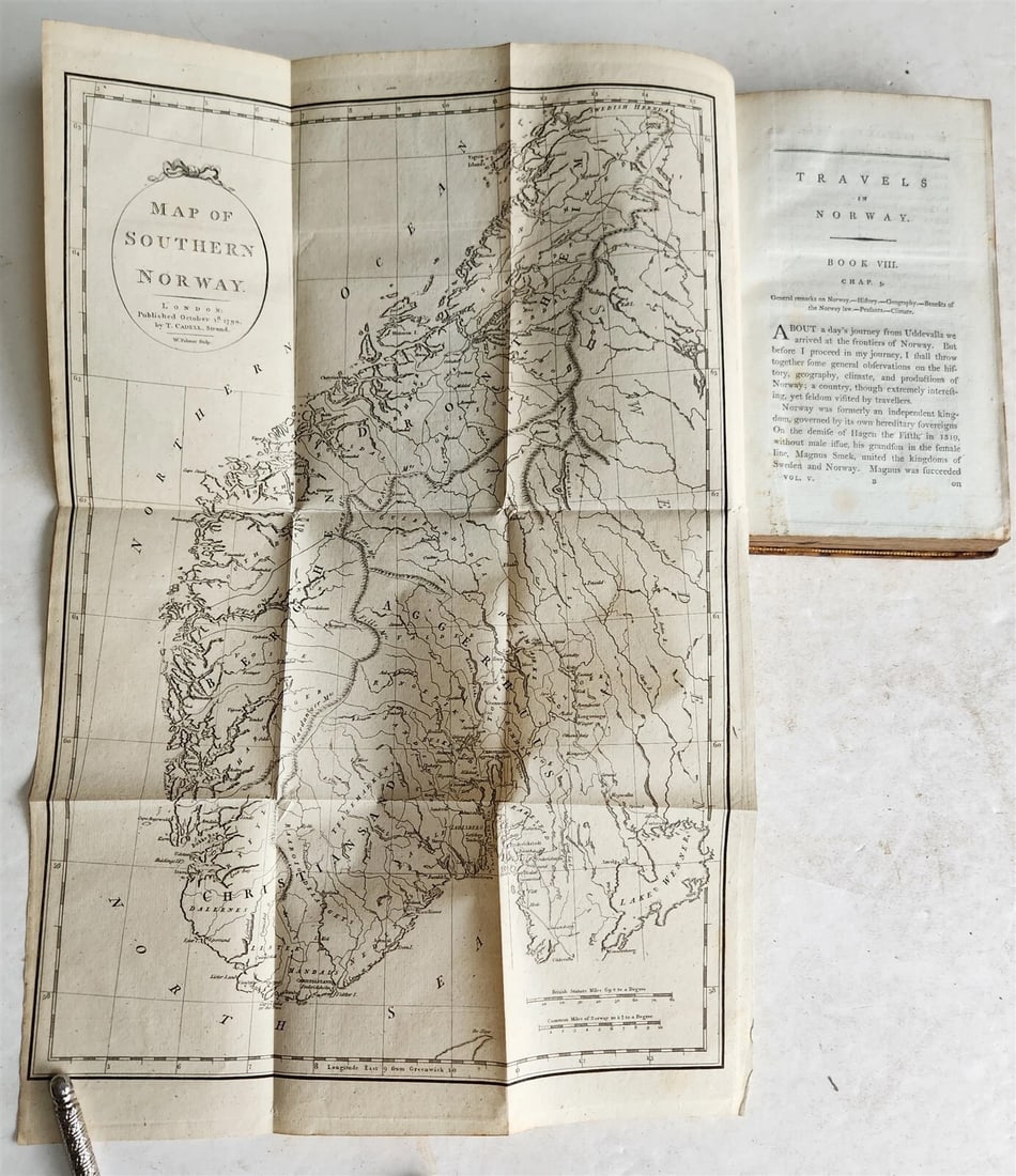 1802 TRAVELS in POLAND RUSSIA SWEDEN & DENMARK antique 5 VOLS W.COXE ILLUSTRATED - 15