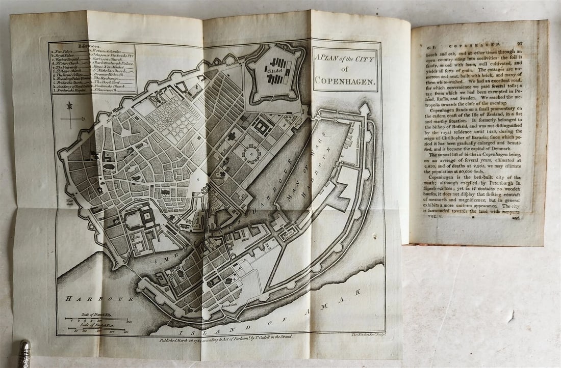 1802 TRAVELS in POLAND RUSSIA SWEDEN & DENMARK antique 5 VOLS W.COXE ILLUSTRATED - 18