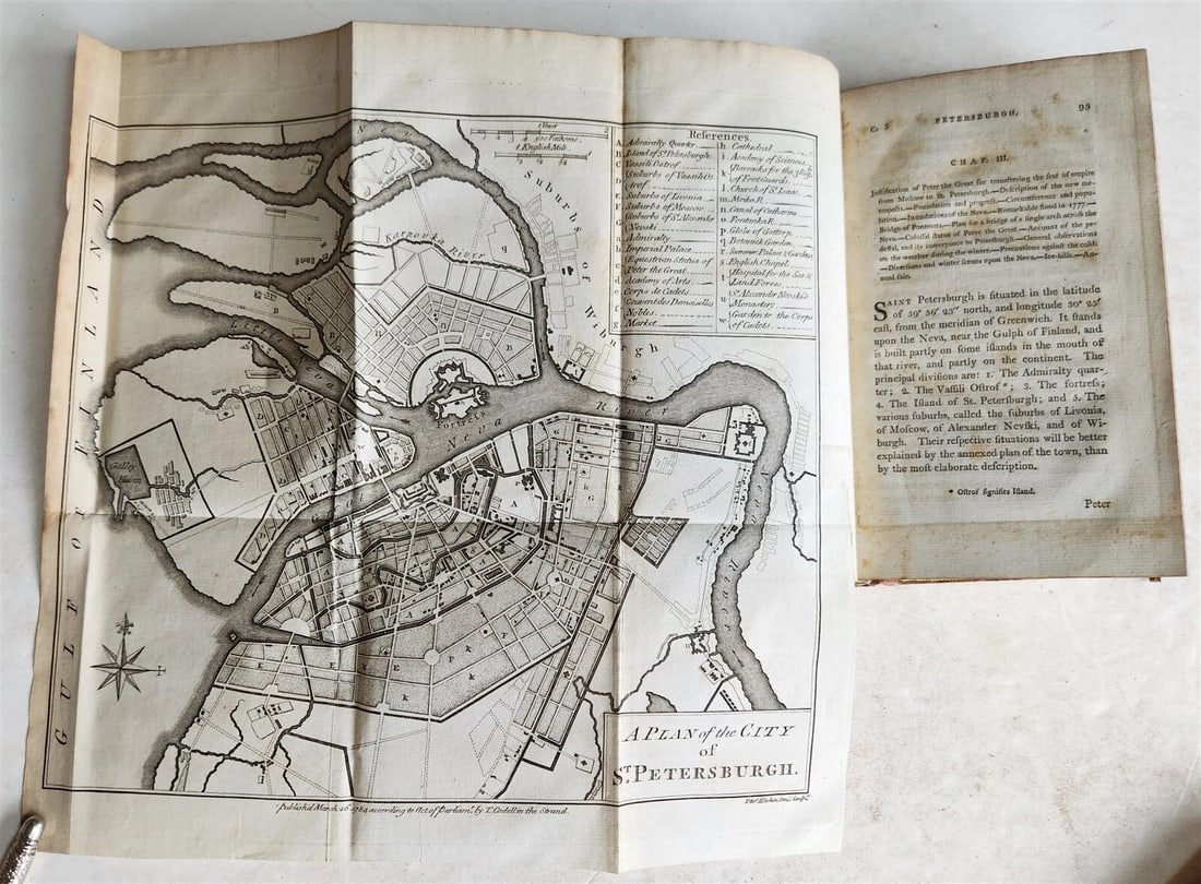 1802 TRAVELS in POLAND RUSSIA SWEDEN & DENMARK antique 5 VOLS W.COXE ILLUSTRATED - 9