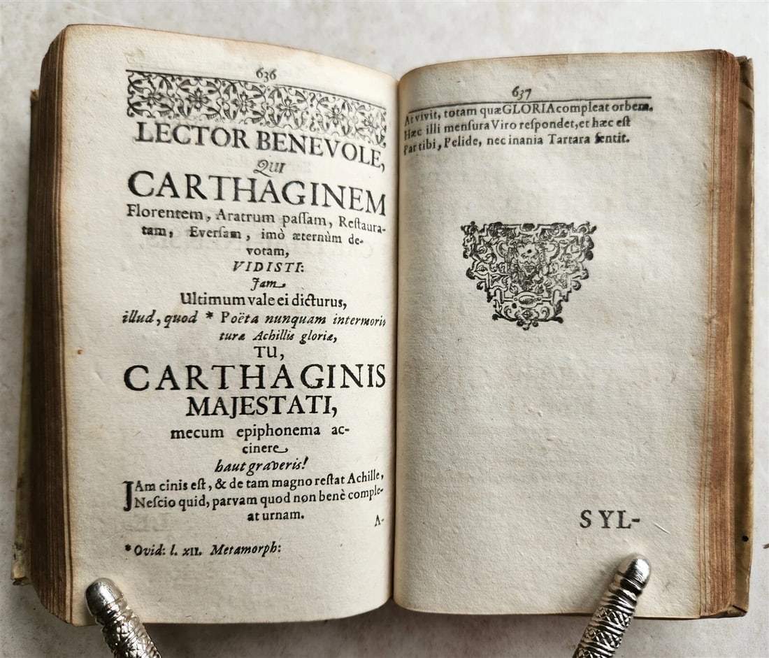 1664 CARTHAGO sive CARTHAGINENSIUM RESPUBLICA antique VELLUM BOUND in LATIN - 9