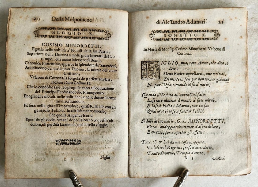 1649 LA MELPOMENE OPERA antique VELLUM BOUND POETRY in FRENCH - 7