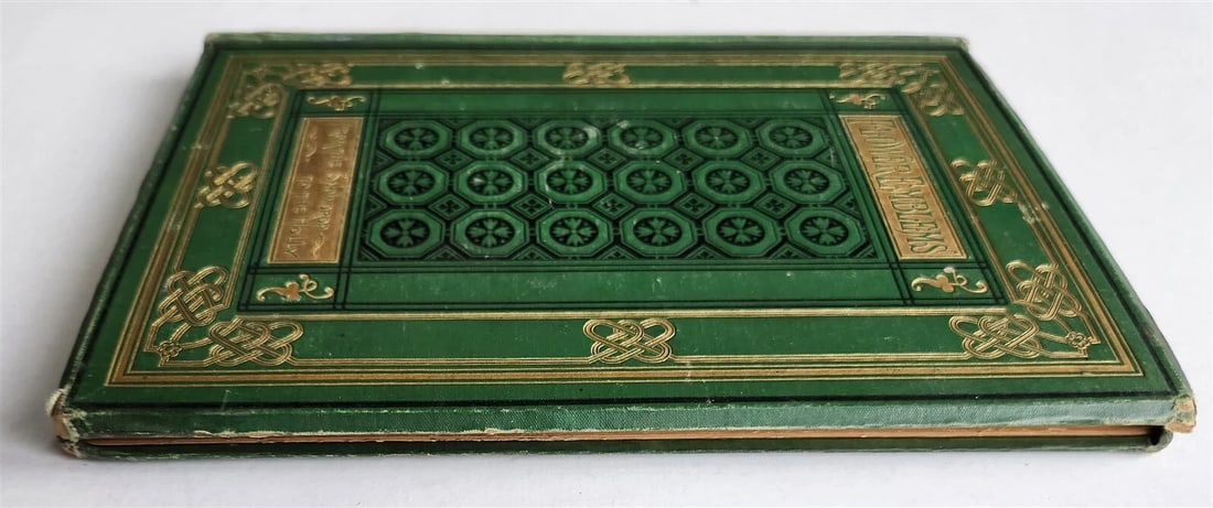 1871 FLOWER EMBLEMS ILLUSTRATED antique in ENGLISH - 4