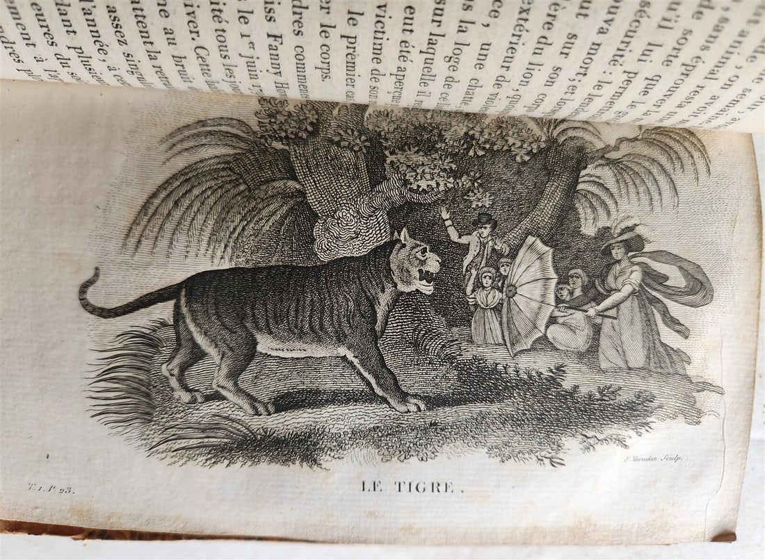 1818 HISTORY of ANIMALS ILLUSTRATED w/ 65 PLATES antique 6 VOLUMES - 8