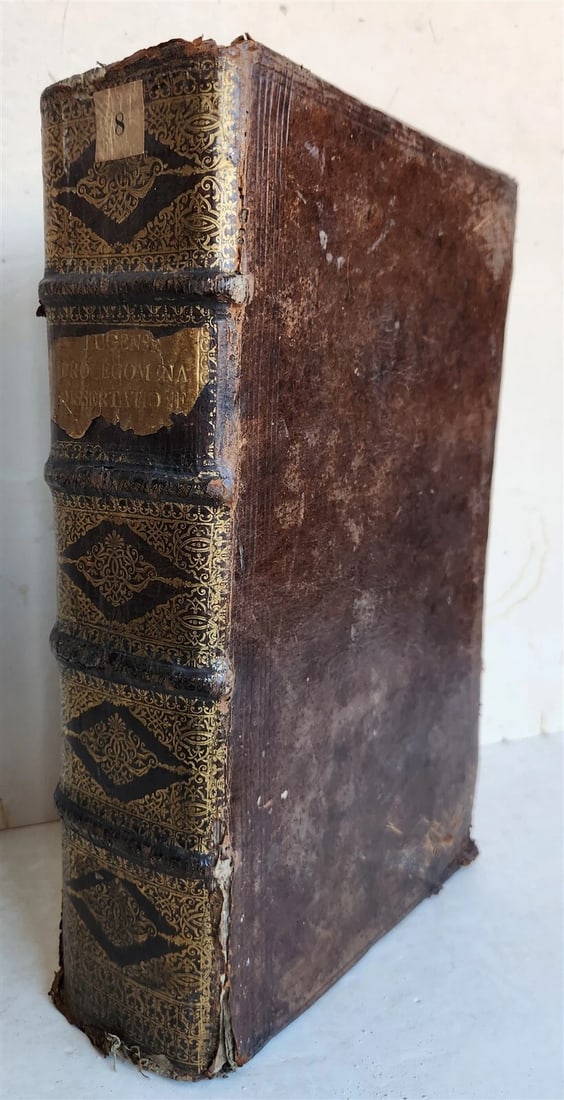 1732 PROLEGOMENA et DISSERTATIONES by AUGUSTINO CALMET antique FOLIO theology - 3