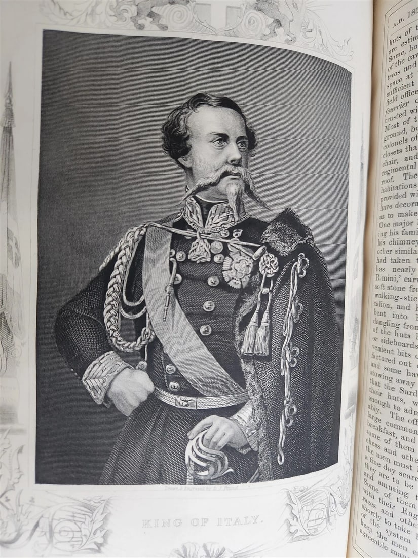 1855 HISTORY of the WAR WITH RUSSIA by HENRY TYRELL 3 VOLS antique ILLUSTRATED - 12