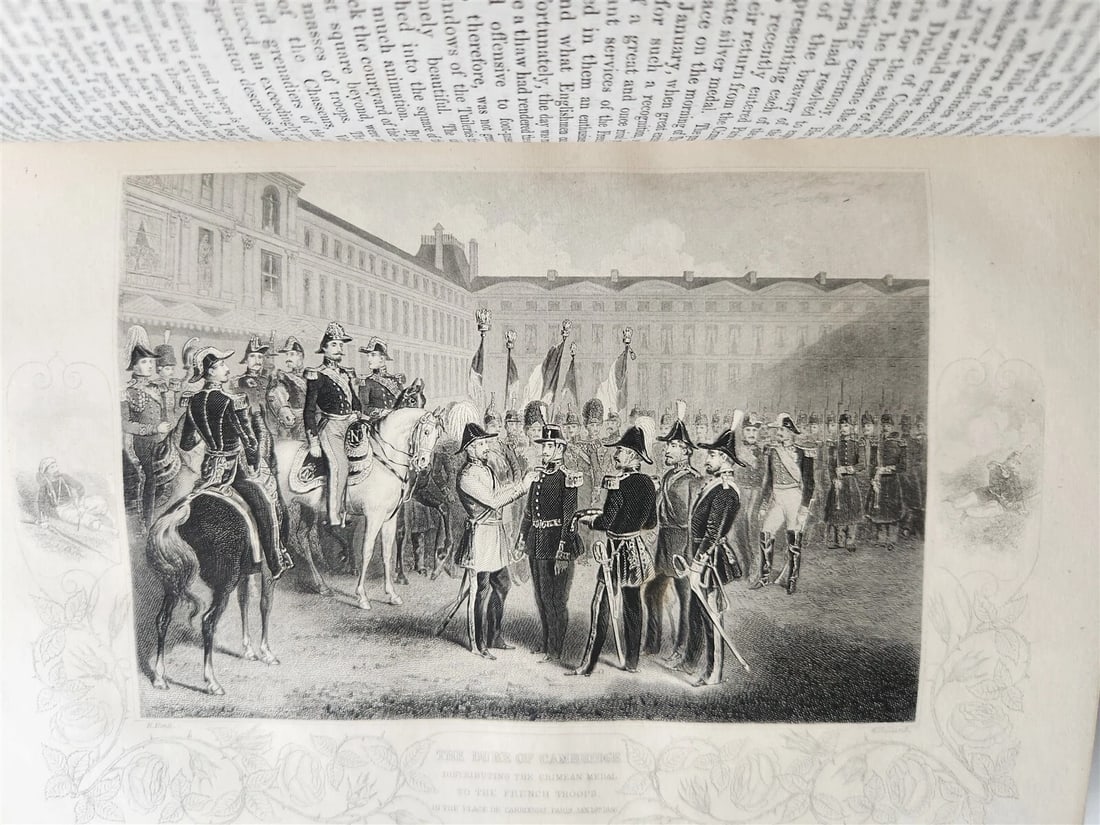 1855 HISTORY of the WAR WITH RUSSIA by HENRY TYRELL 3 VOLS antique ILLUSTRATED - 14