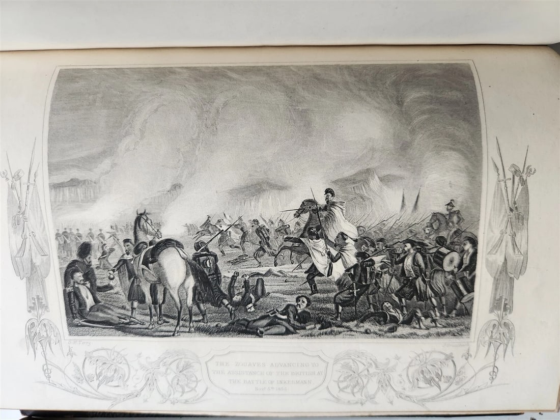 1855 HISTORY of the WAR WITH RUSSIA by HENRY TYRELL 3 VOLS antique ILLUSTRATED - 16
