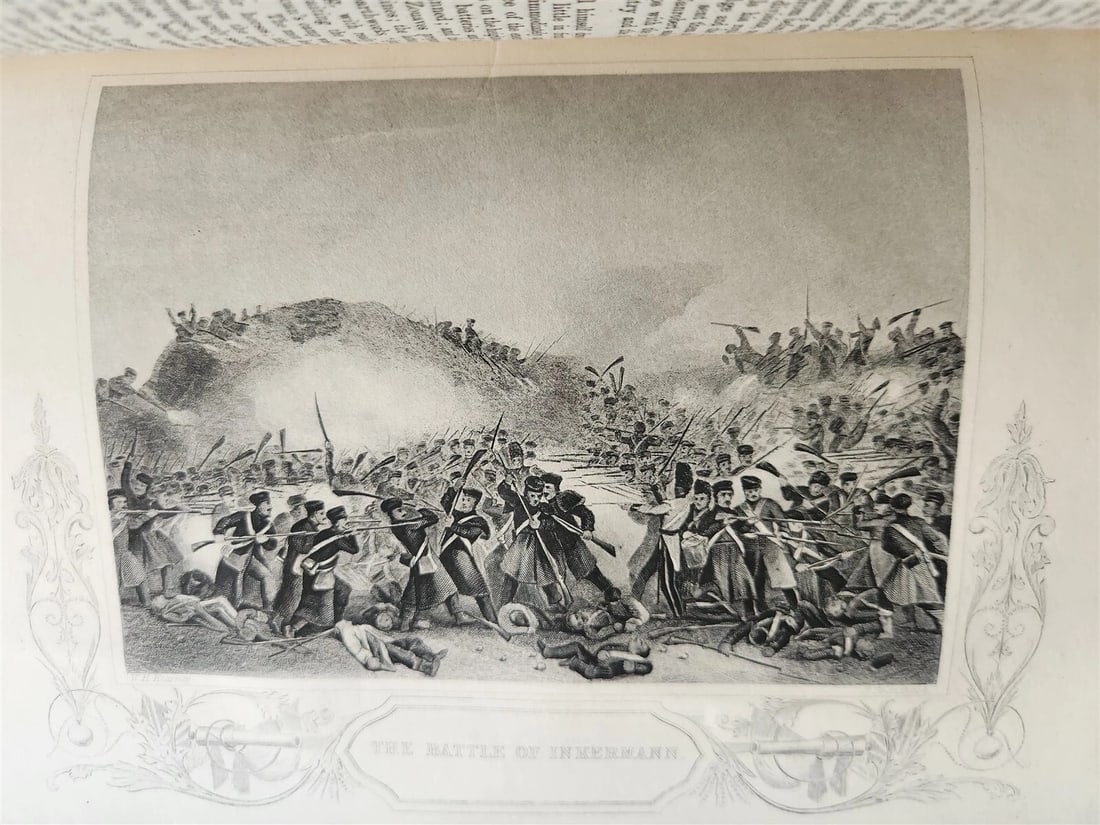 1855 HISTORY of the WAR WITH RUSSIA by HENRY TYRELL 3 VOLS antique ILLUSTRATED - 17