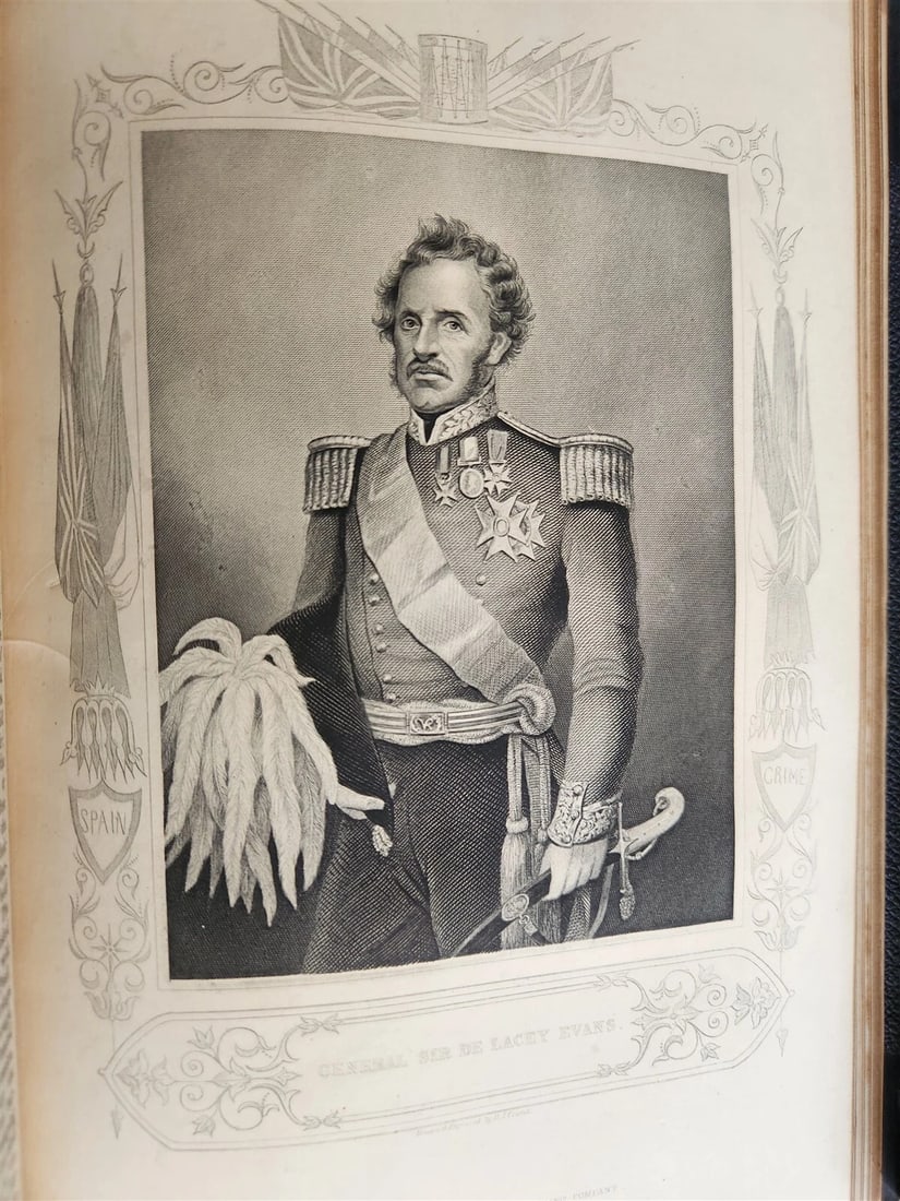 1855 HISTORY of the WAR WITH RUSSIA by HENRY TYRELL 3 VOLS antique ILLUSTRATED - 18