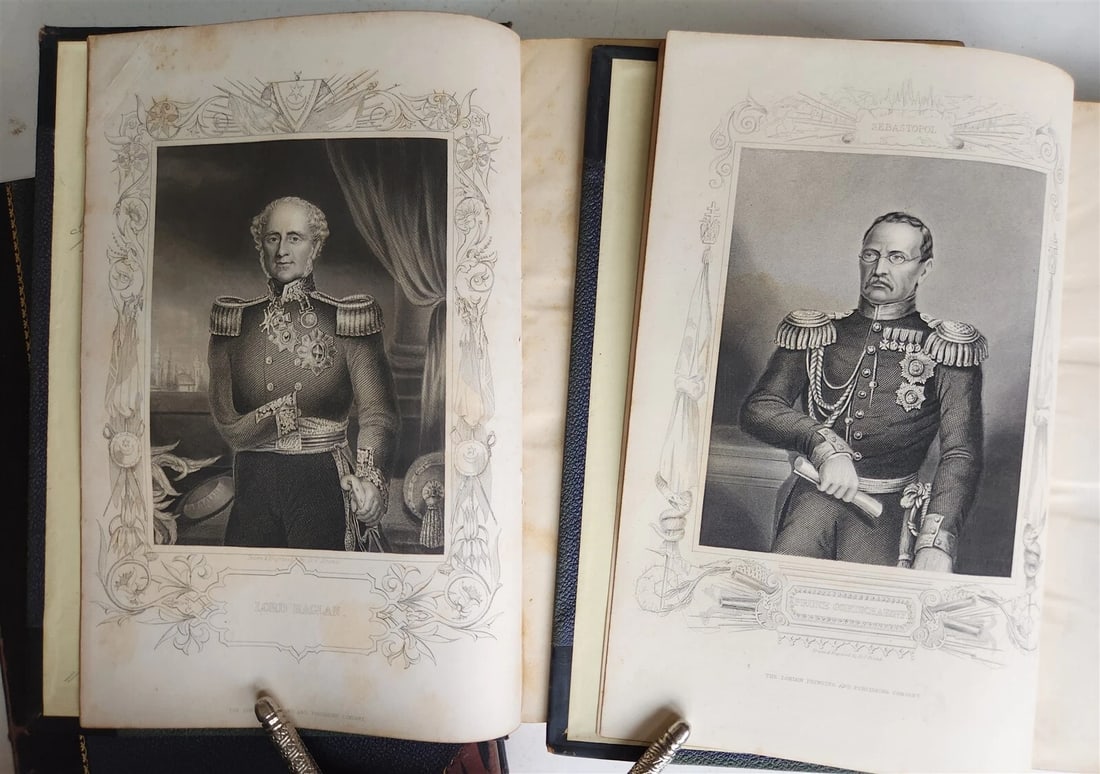 1855 HISTORY of the WAR WITH RUSSIA by HENRY TYRELL 3 VOLS antique ILLUSTRATED - 5