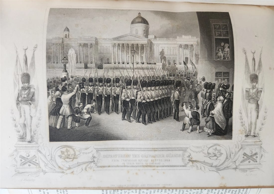 1855 HISTORY of the WAR WITH RUSSIA by HENRY TYRELL 3 VOLS antique ILLUSTRATED - 8