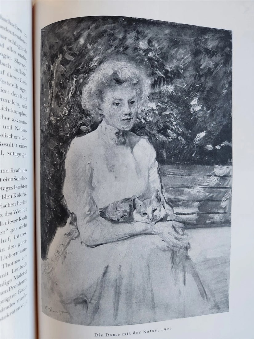 1923 MAX SLEVOGT by EMIL WALDMANN antique ILLUSTRATED ART ALBUM - 10