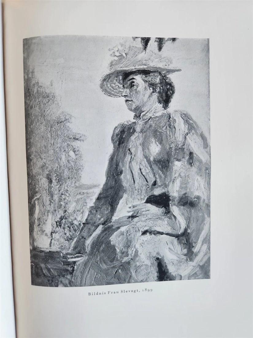 1923 MAX SLEVOGT by EMIL WALDMANN antique ILLUSTRATED ART ALBUM - 11