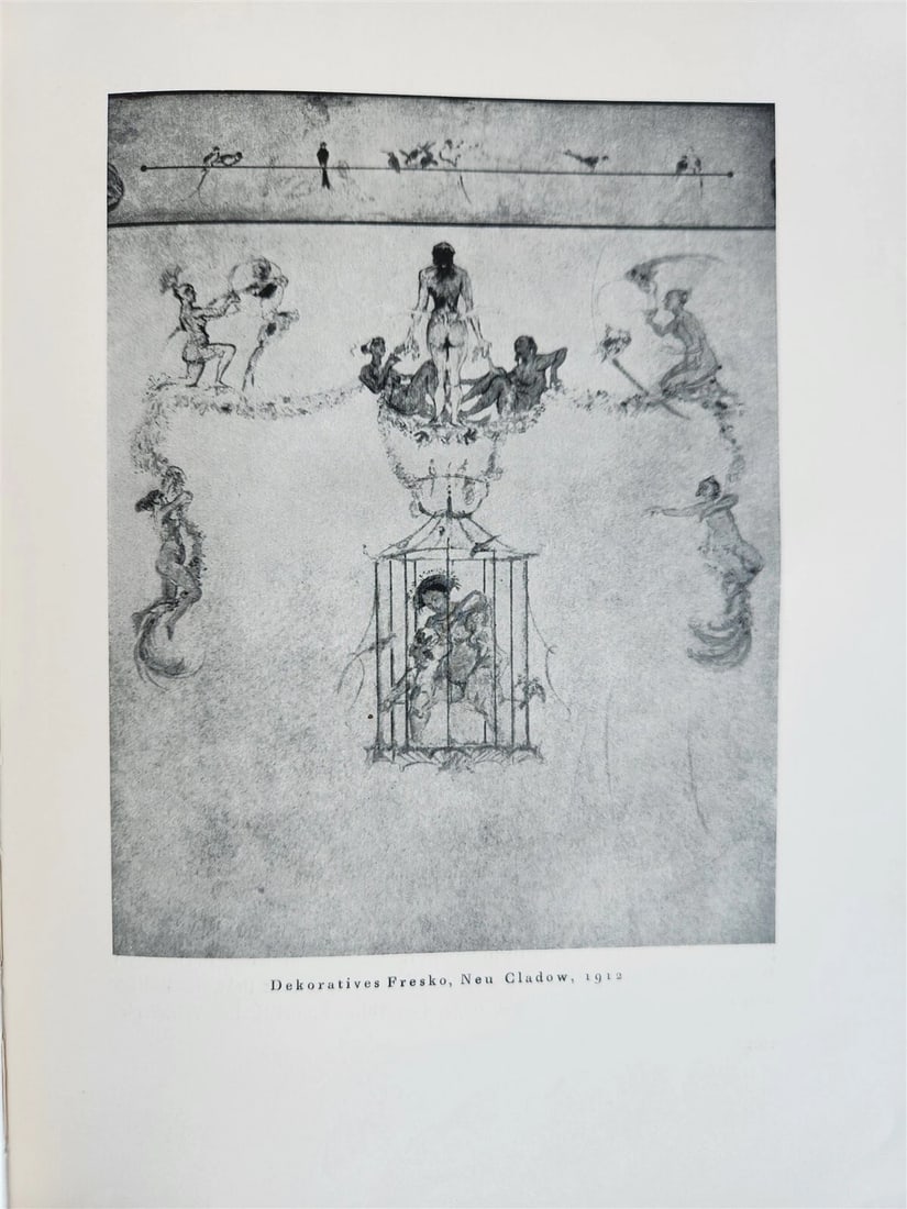1923 MAX SLEVOGT by EMIL WALDMANN antique ILLUSTRATED ART ALBUM - 3