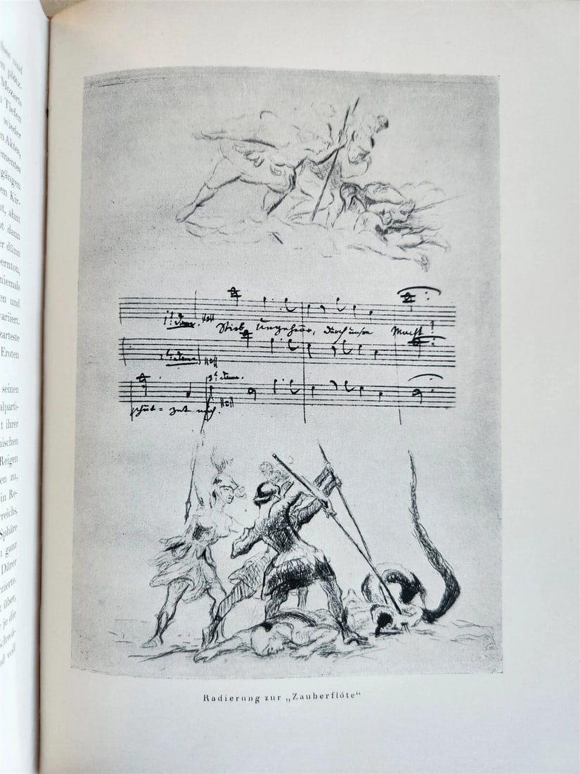 1923 MAX SLEVOGT by EMIL WALDMANN antique ILLUSTRATED ART ALBUM - 4