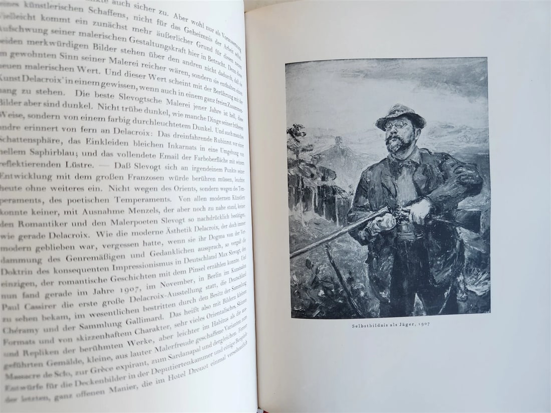 1923 MAX SLEVOGT by EMIL WALDMANN antique ILLUSTRATED ART ALBUM - 7