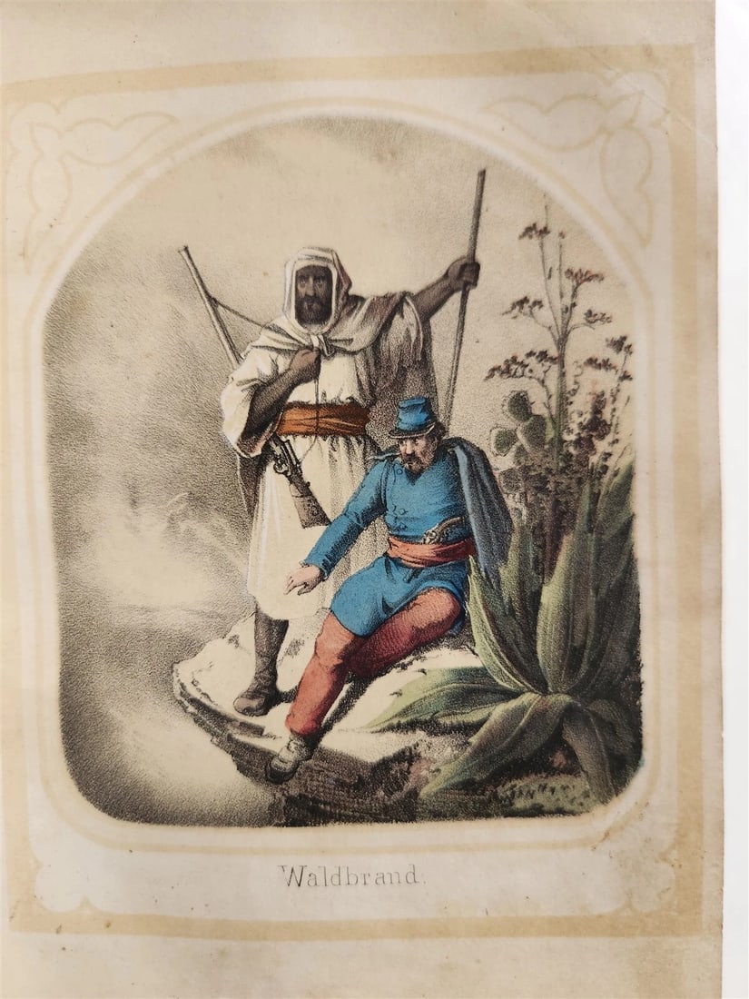 1854 ILLUSTRATED GERMAN CHILDREN BOOK antique NATURE & LIFE - 5