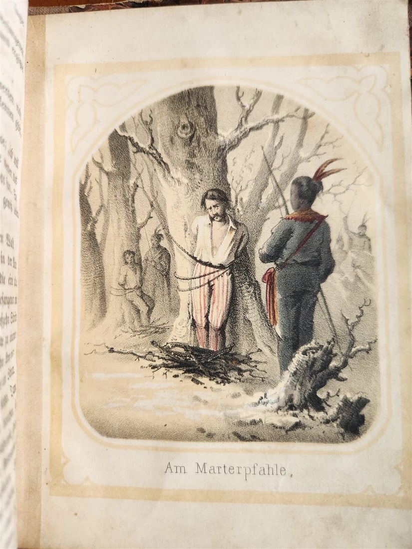 1854 ILLUSTRATED GERMAN CHILDREN BOOK antique NATURE & LIFE - 9