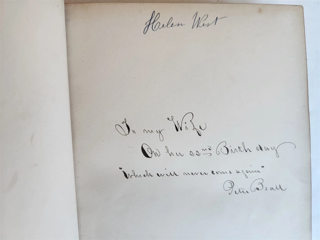 1859 ILLUSTRATED A GALLERY OF FAMOUS ENGLISH AND AMERICAN POETS antique - 6