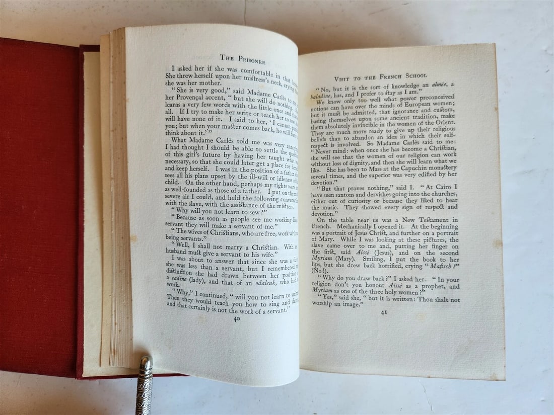 1929 WOMEN of CAIRO SCENES of LIFE in ORIENT 2 vols by GERARD DE NERVAL ANTIQUE - 5