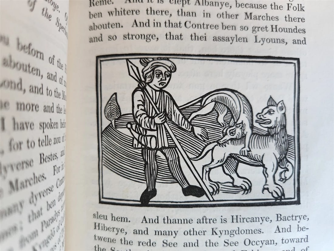 1839 Voiage and Travaile of Sir John Maundevile ILLUSTRATED antique - 10