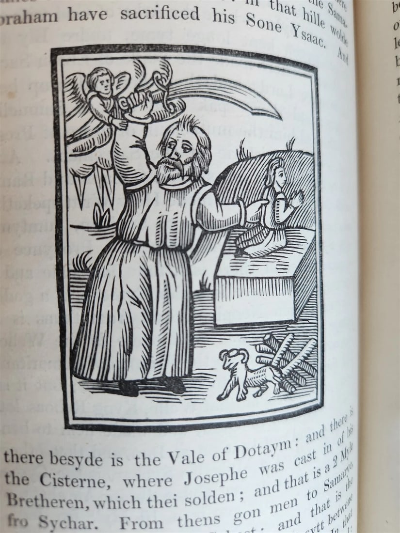 1839 Voiage and Travaile of Sir John Maundevile ILLUSTRATED antique - 14