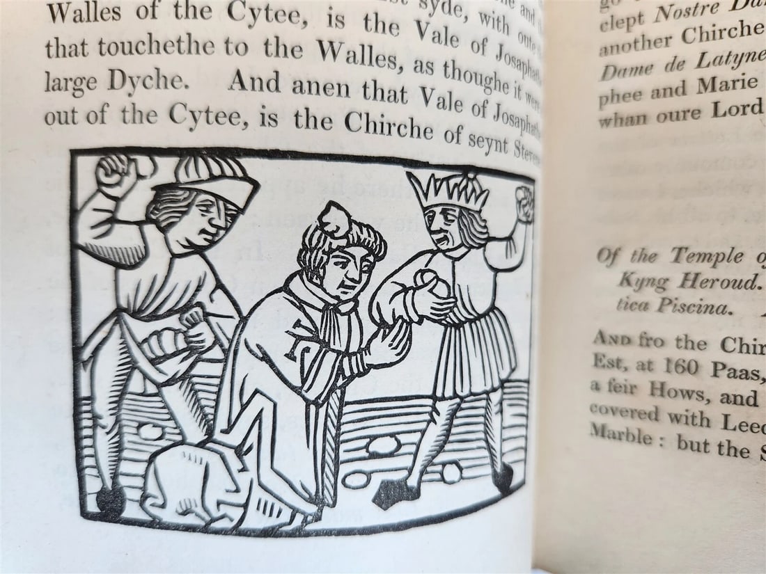 1839 Voiage and Travaile of Sir John Maundevile ILLUSTRATED antique - 15