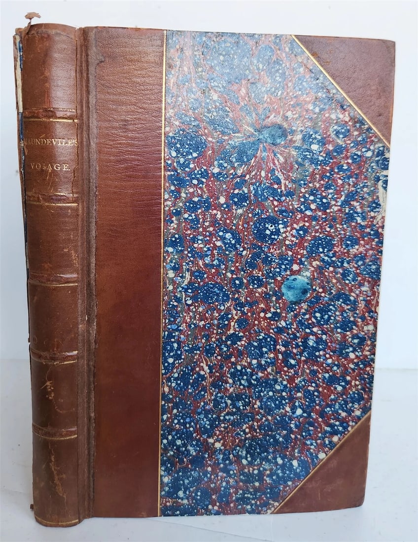 1839 Voiage and Travaile of Sir John Maundevile ILLUSTRATED antique - 2