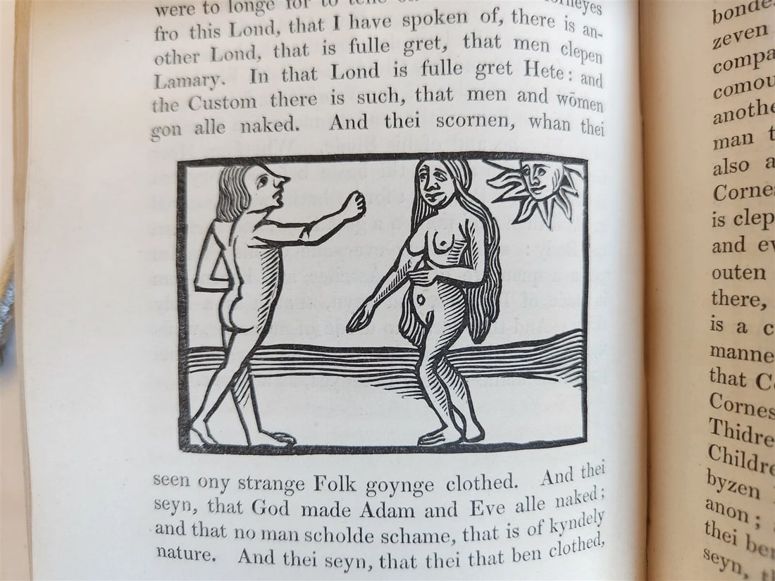 1839 Voiage and Travaile of Sir John Maundevile ILLUSTRATED antique - 6