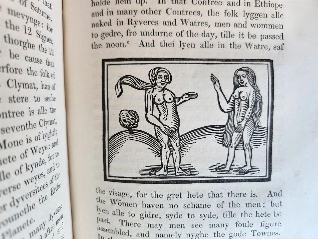 1839 Voiage and Travaile of Sir John Maundevile ILLUSTRATED antique - 8